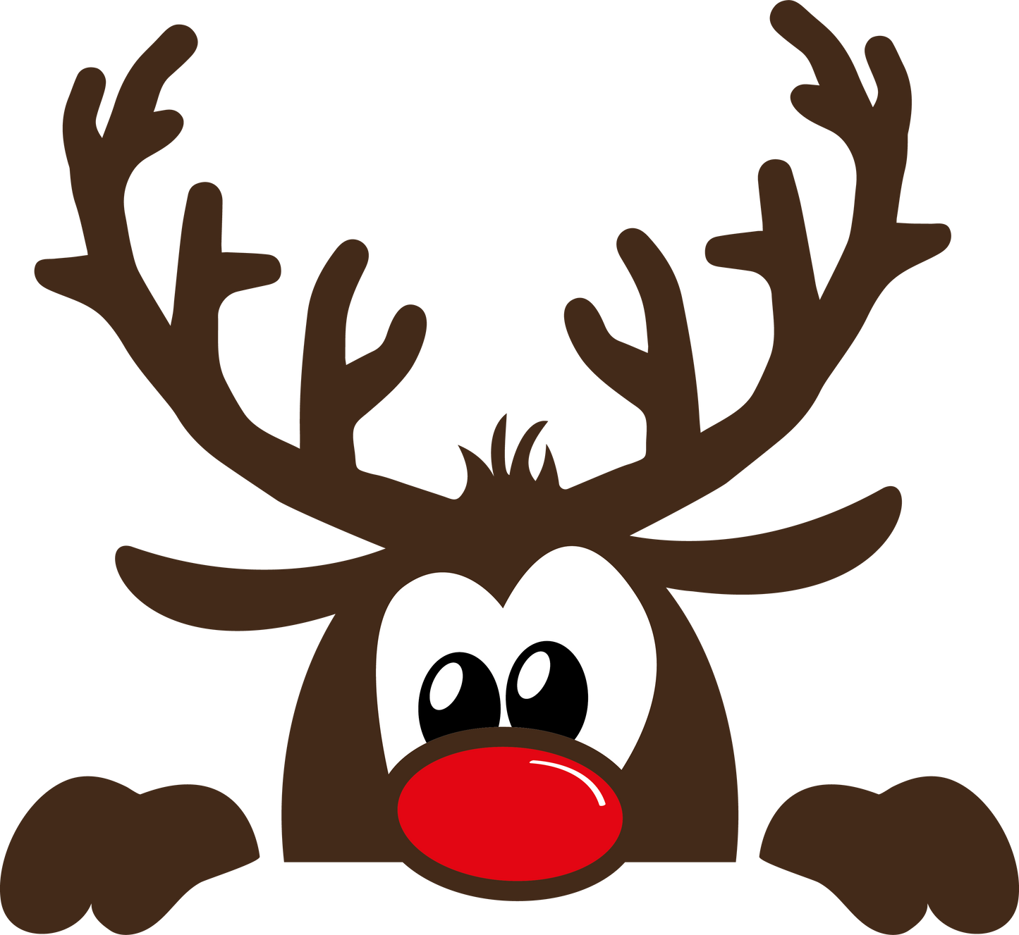 Peeping Rudolph T-Shirt