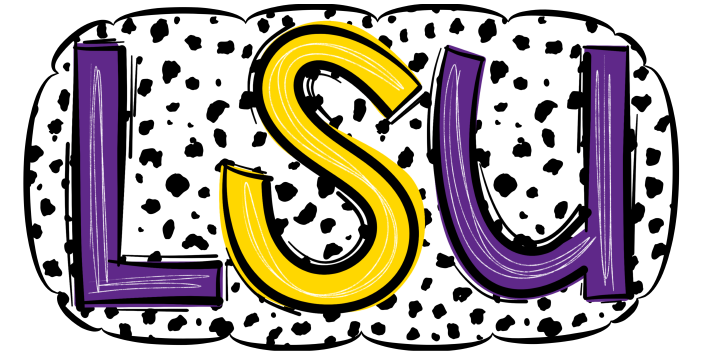 LSU Polka Dot Shirt