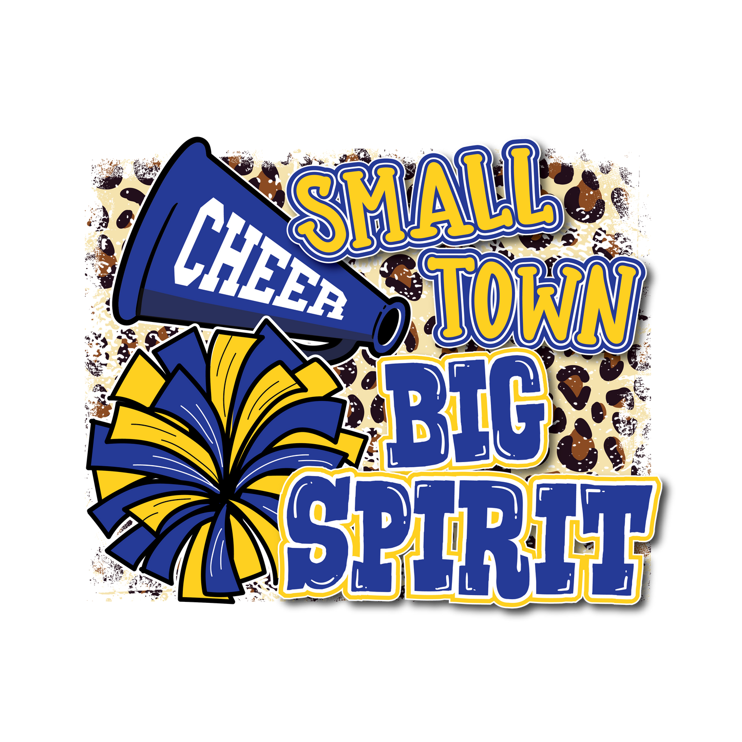 Cheer Small Town Big Spirit T-Shirt