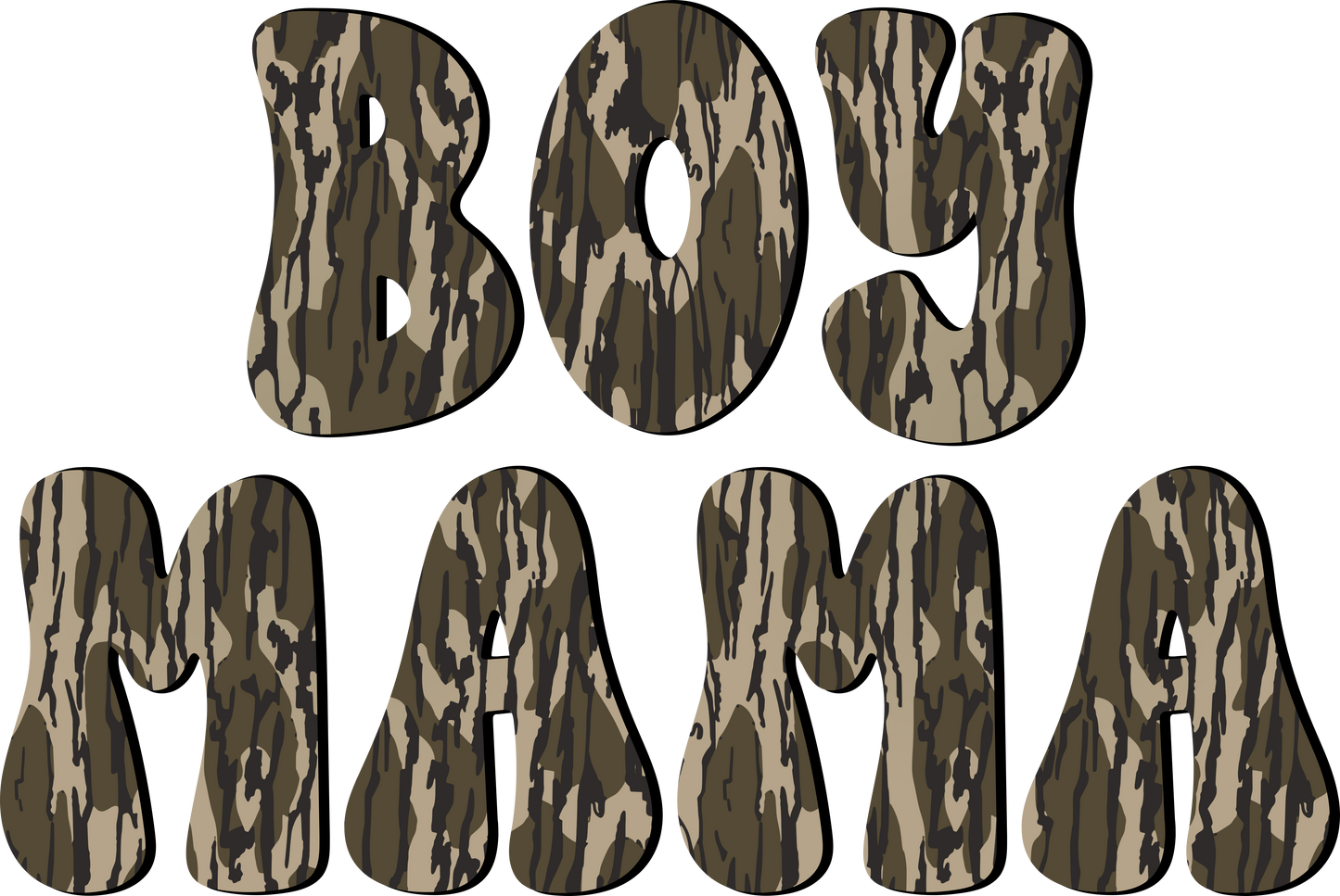 Boy Mama Camo T-Shirt