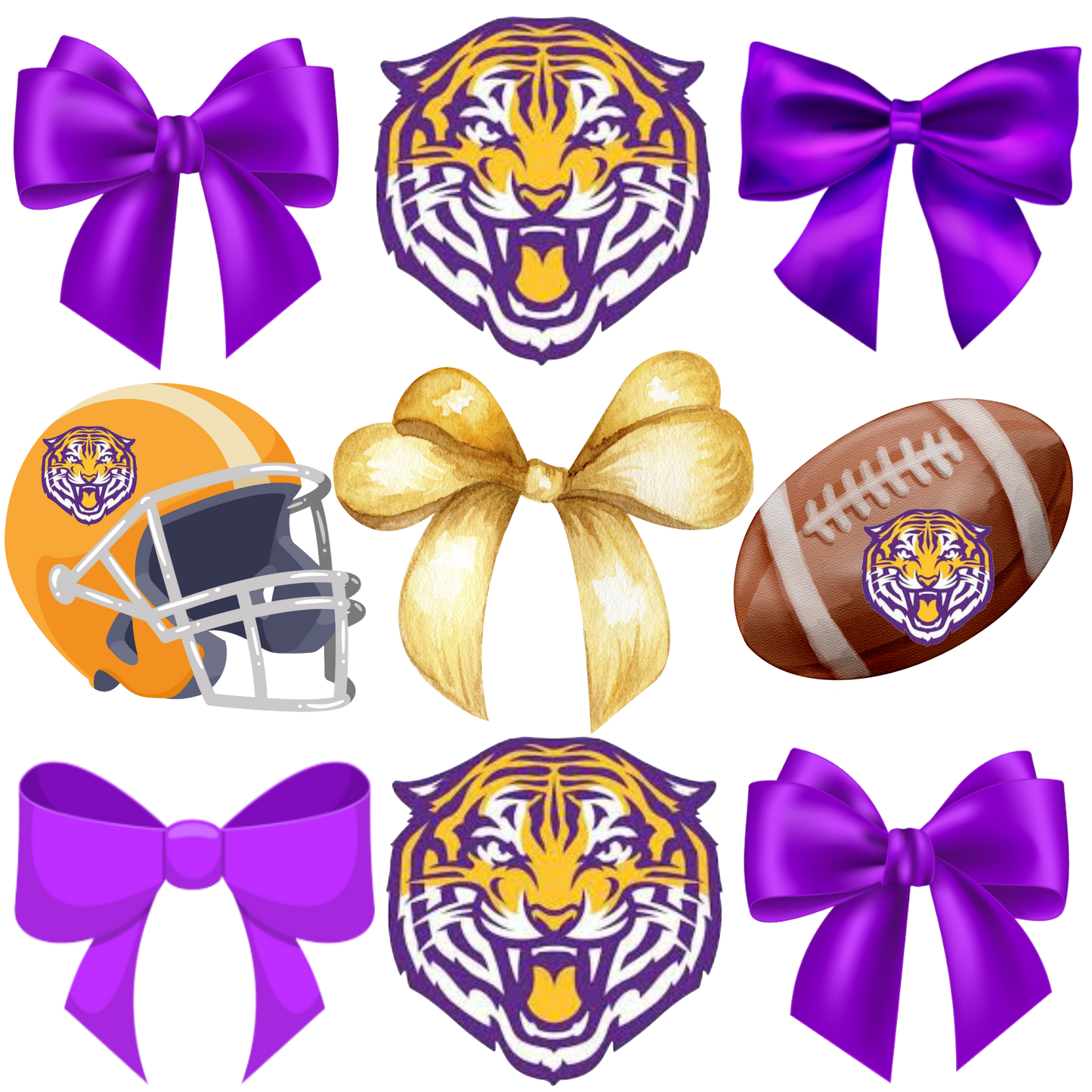 Tigers Football Coquette T-Shirt
