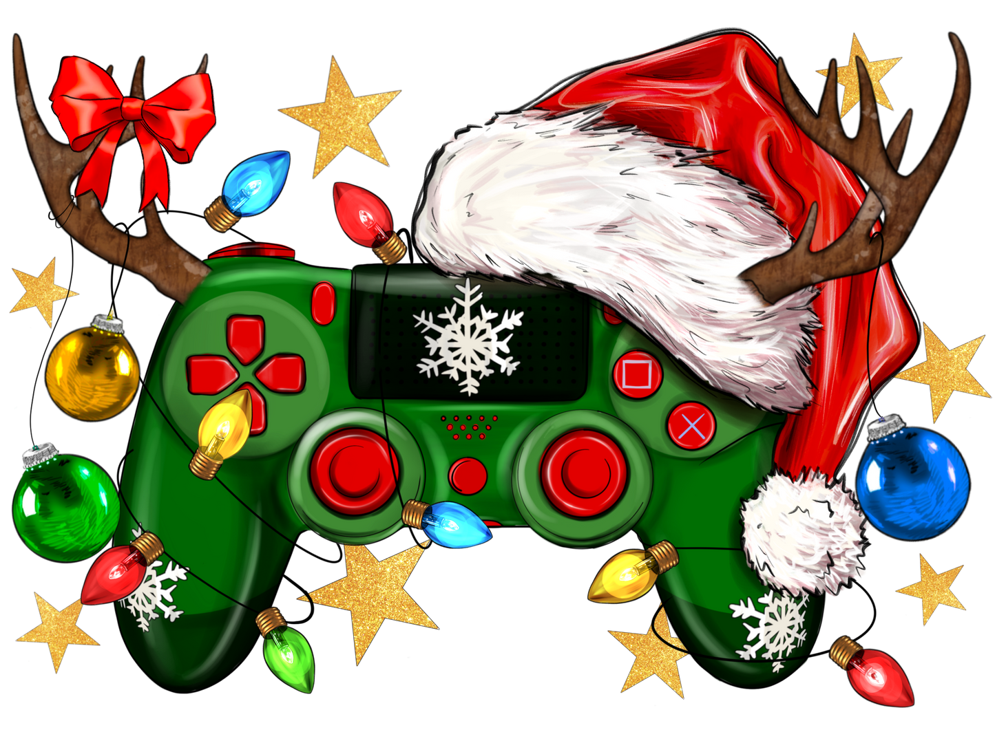 Christmas Game Controller T-Shirt