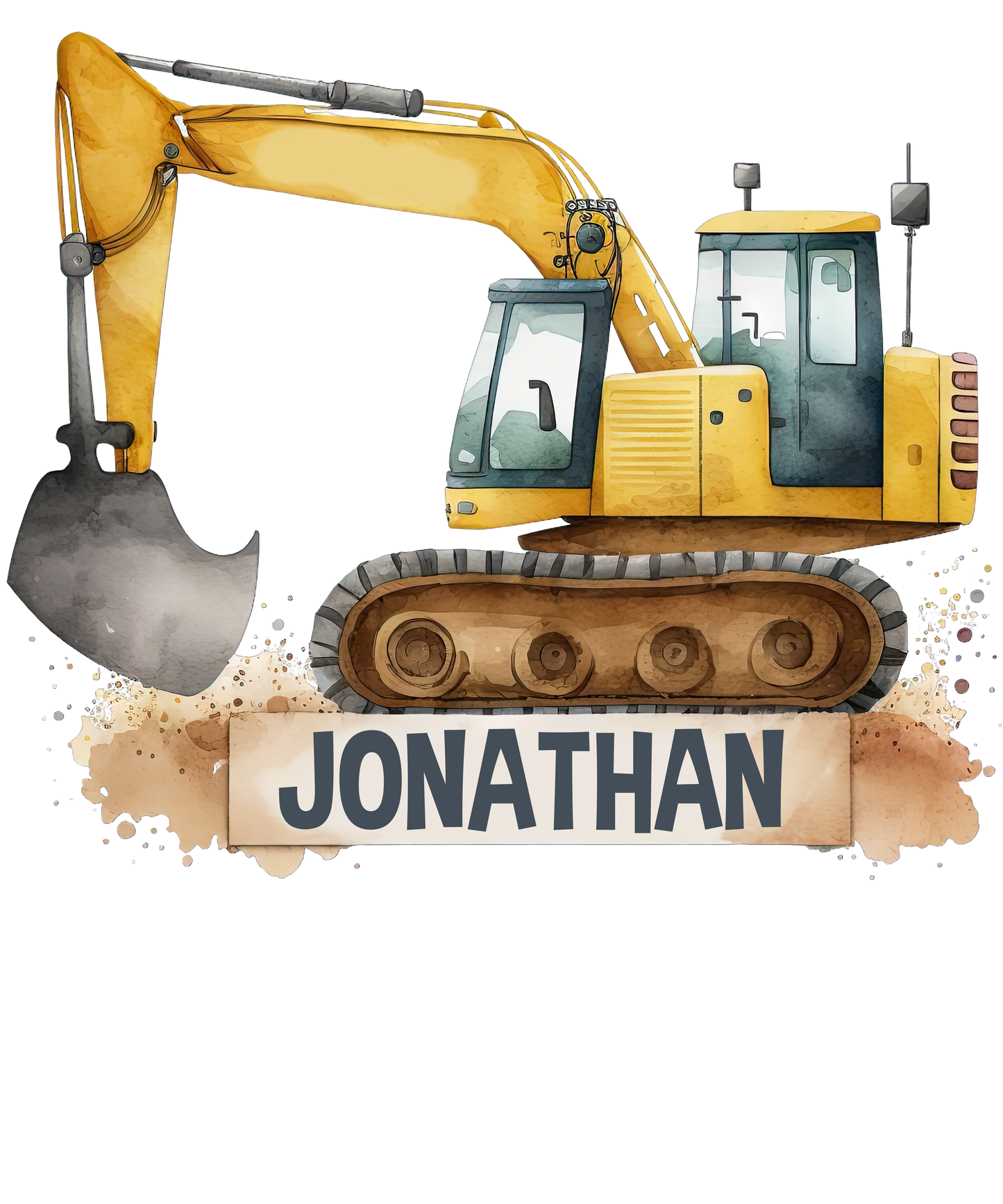 Excavator Name T-Shirt