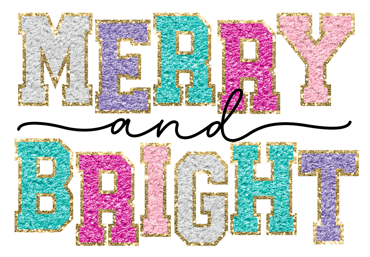 Merry and Bright Varsity T-Shirt
