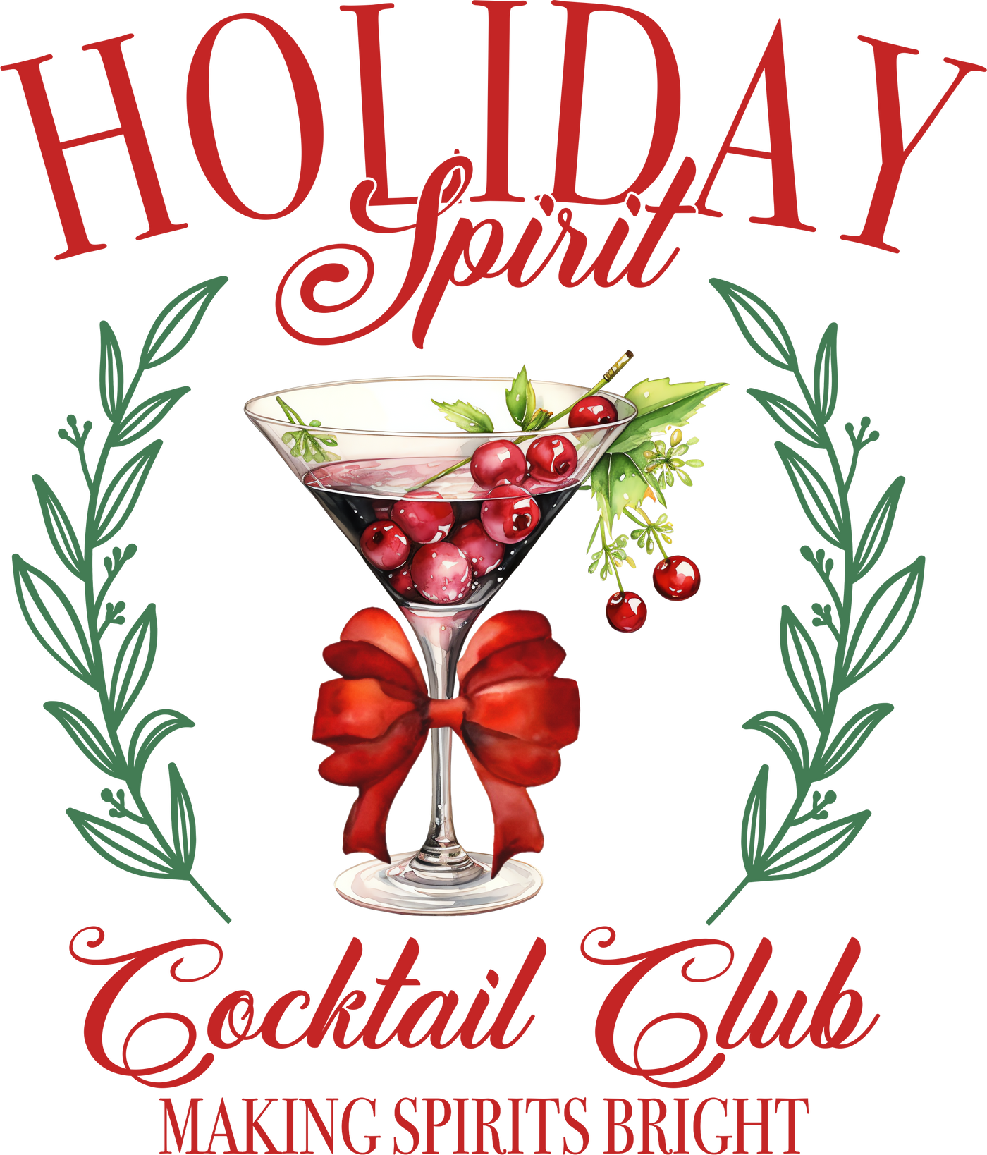 Holiday Cocktail Club T-Shirt