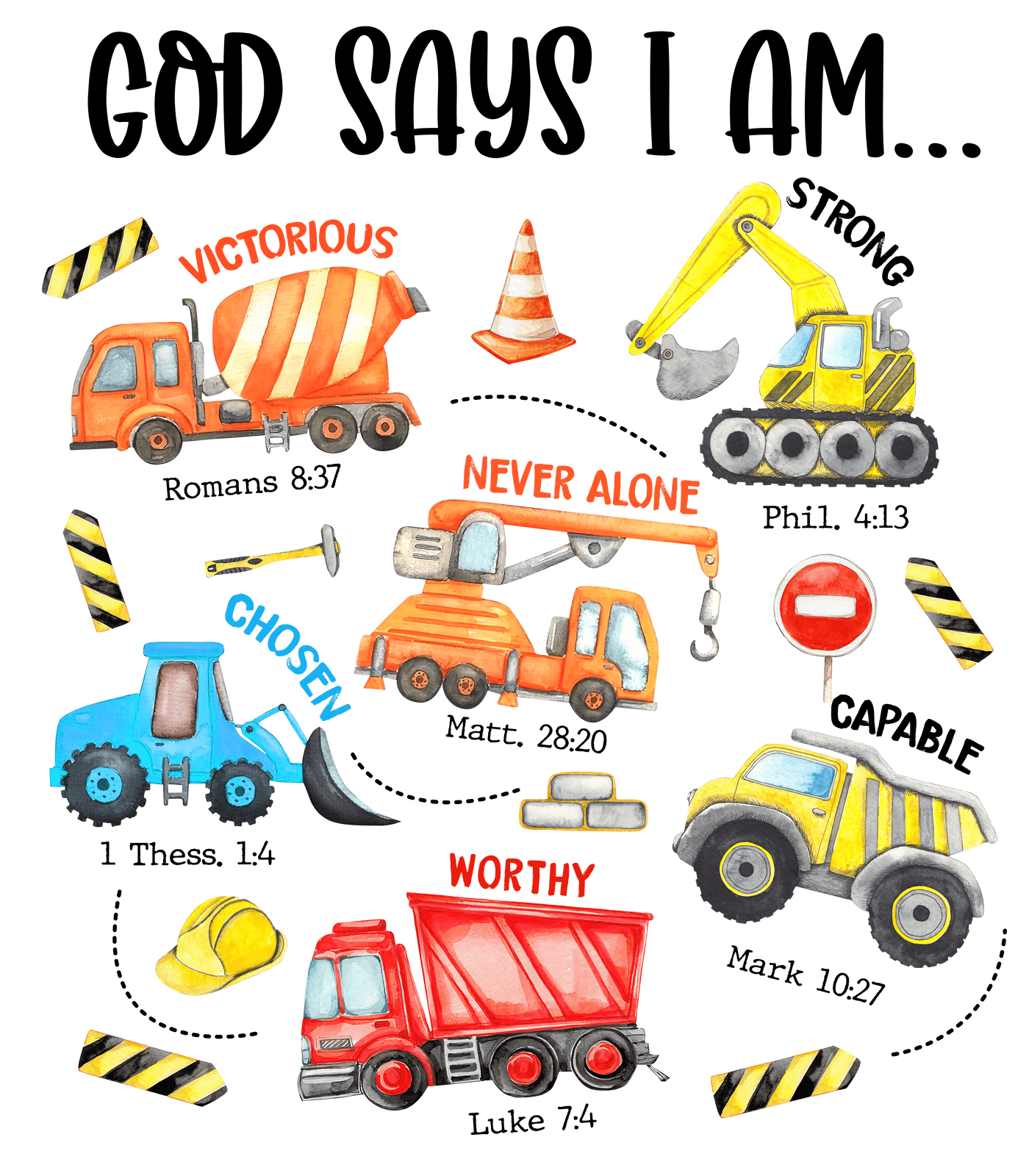 God Says I Am Construction