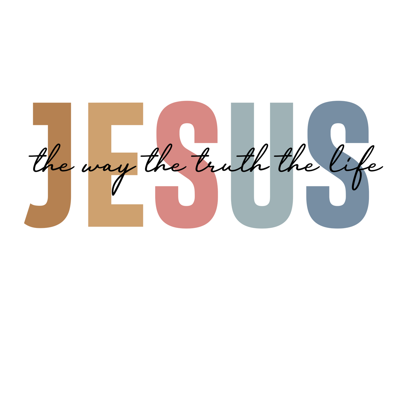 Jesus the Way the Truth the Life T-Shirt