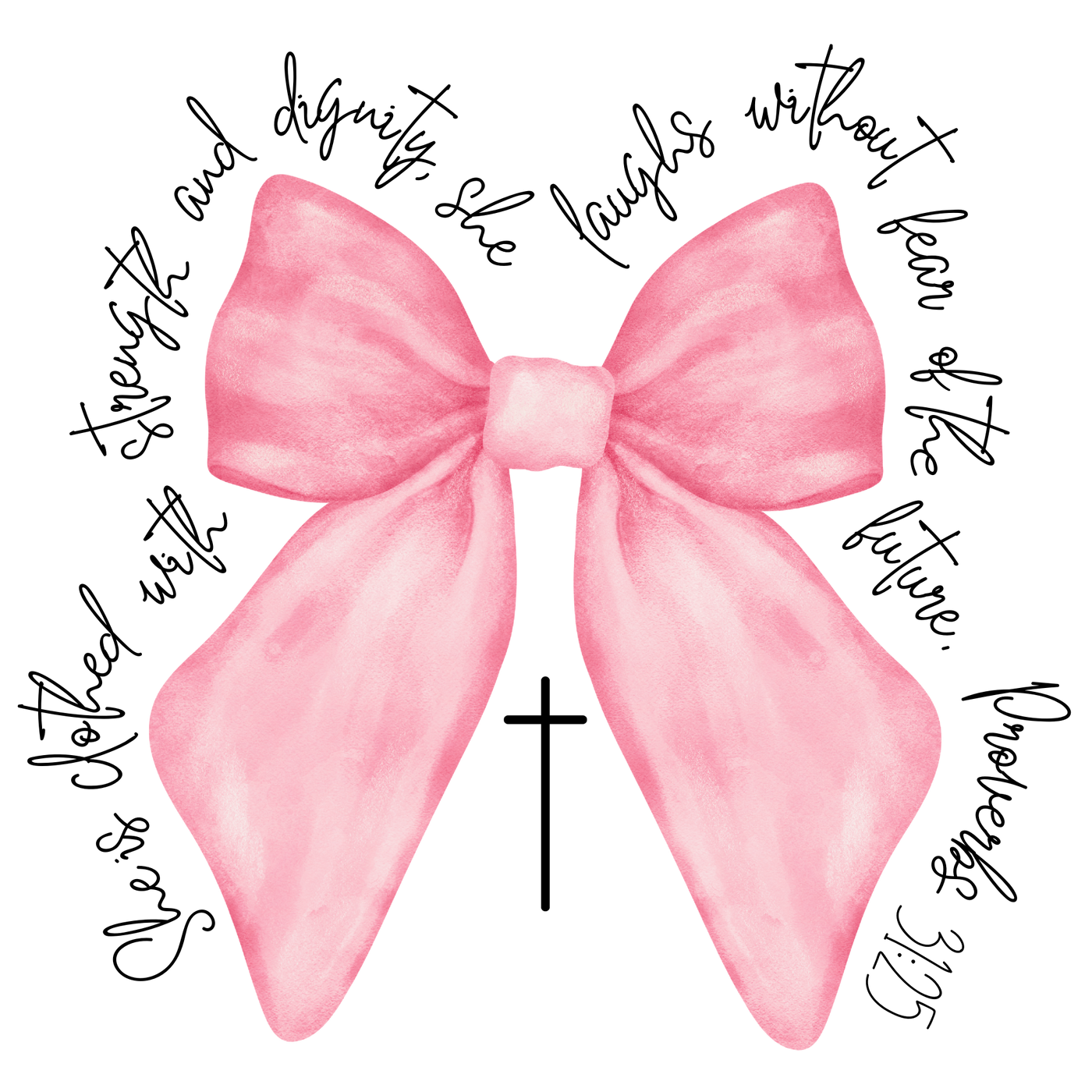 She is Clothed Bow Shirt