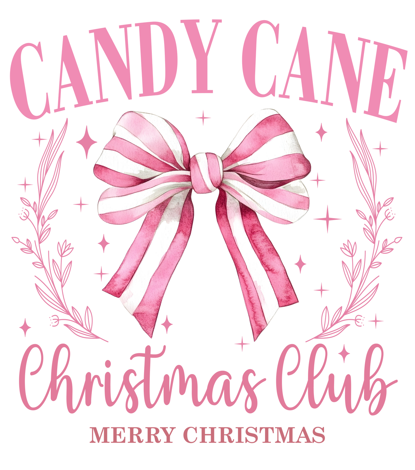 Candy Cane Christmas Club T-Shirt