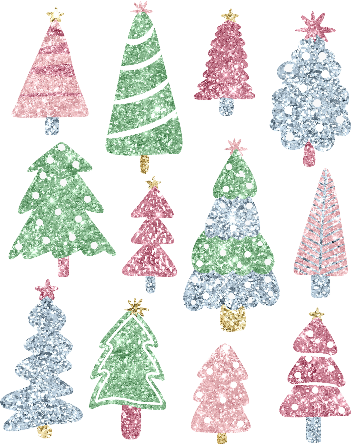 Glitter Christmas Tree T-Shirt