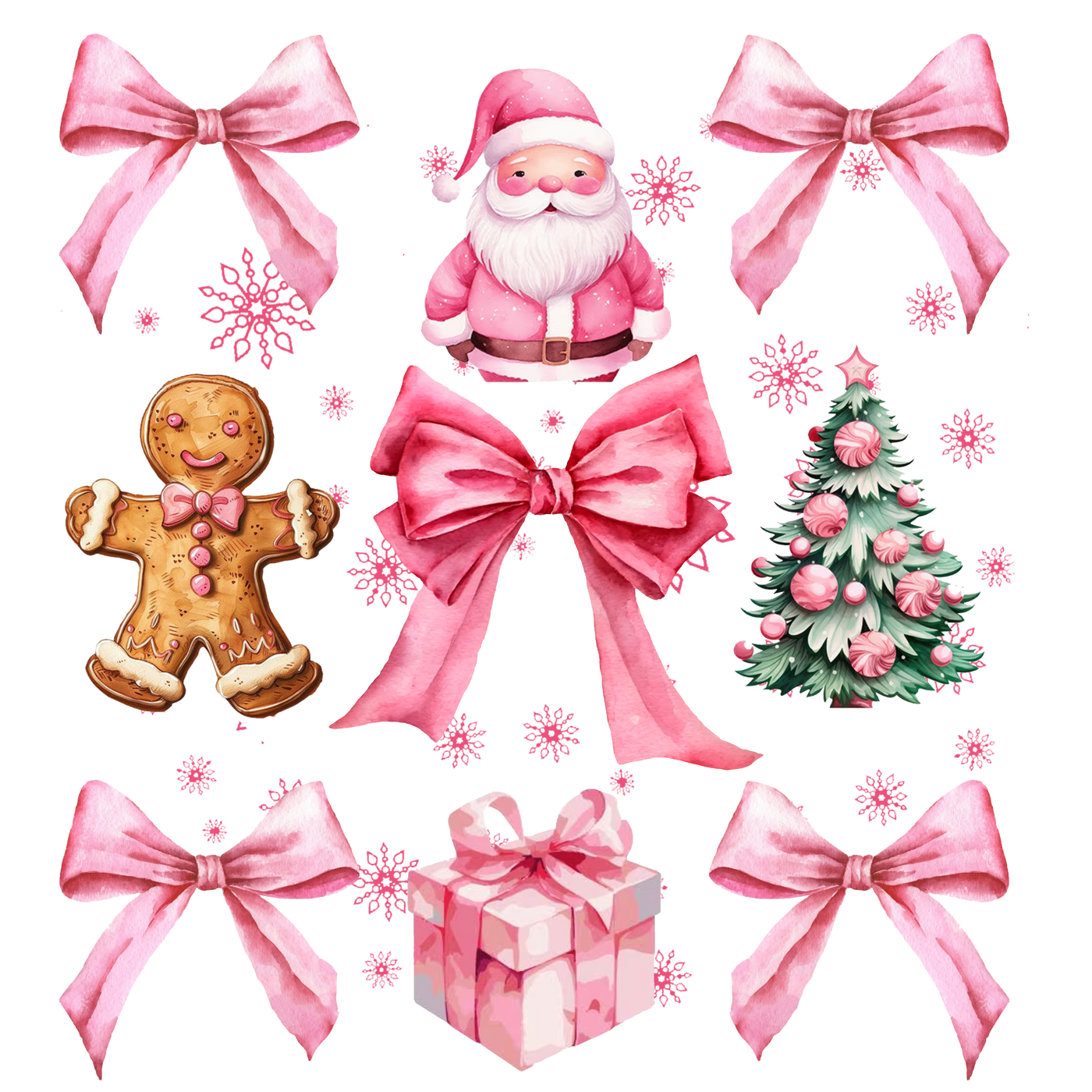 Pink Santa Gingerbread Coquette