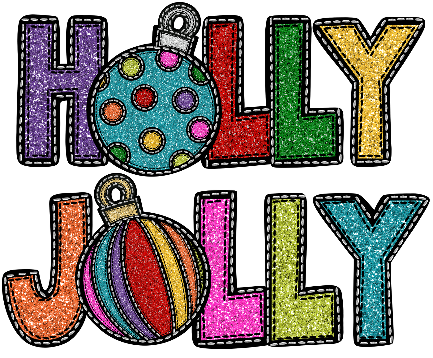 Holly Jolly Ornament