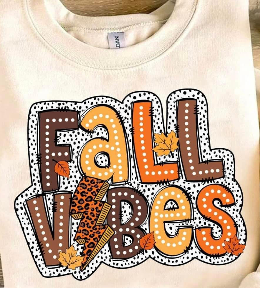 Fall Vibes Lightening Shirt