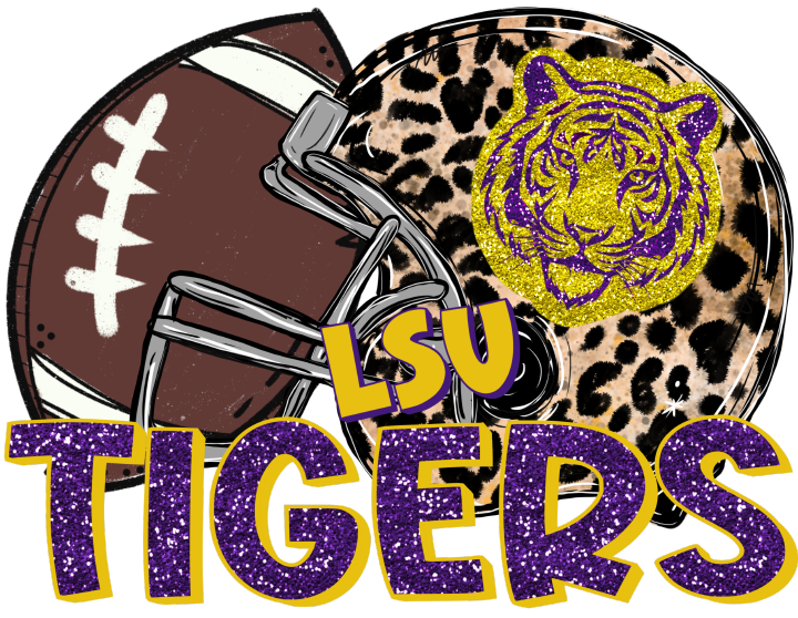 LSU Tigers Football Helmet Shirt