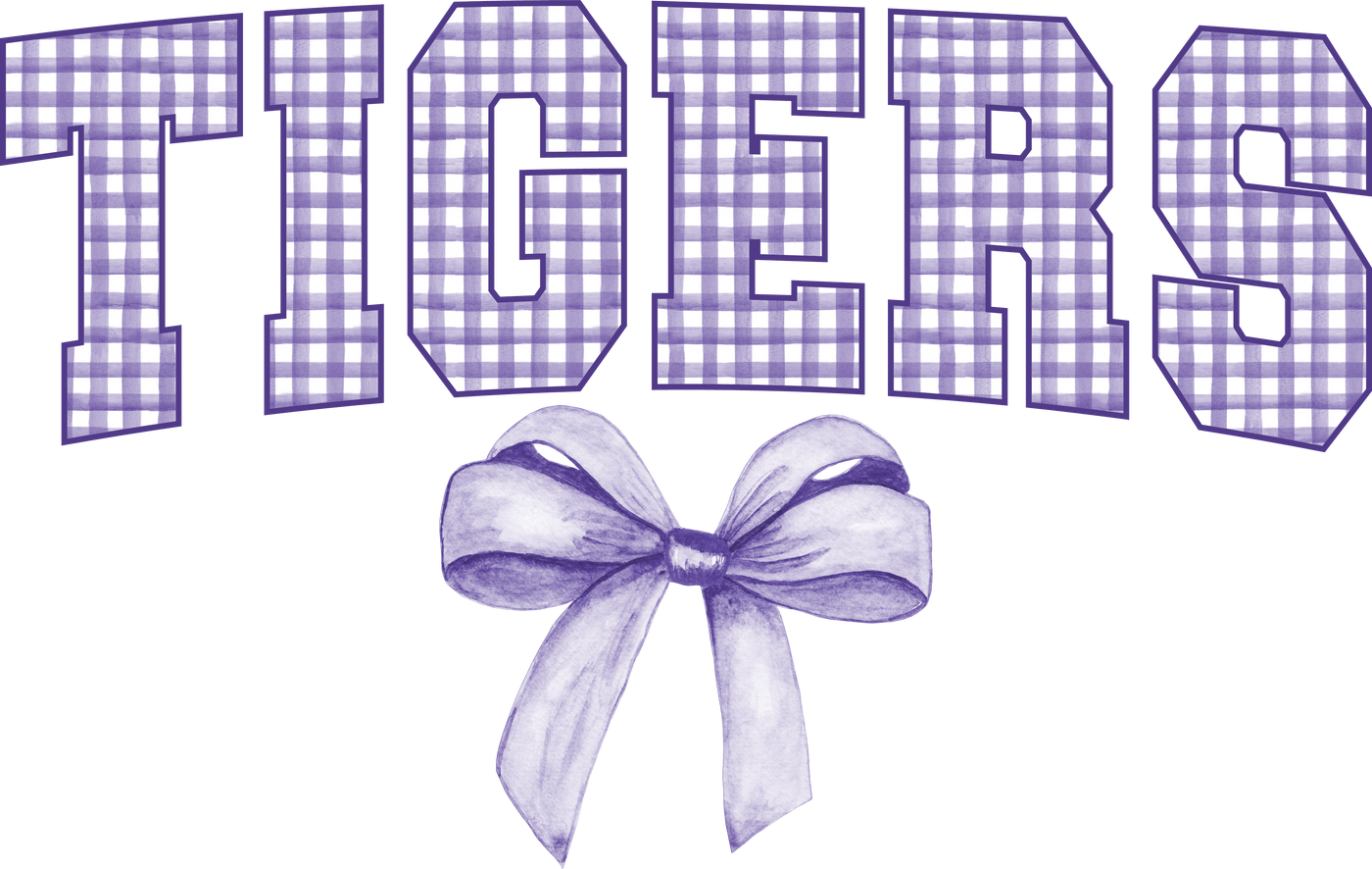 Gingham Coquette Tigers