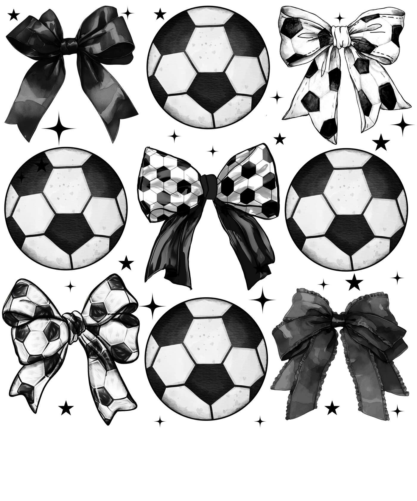 Vintage Soccer Bow Coquette T-Shirt