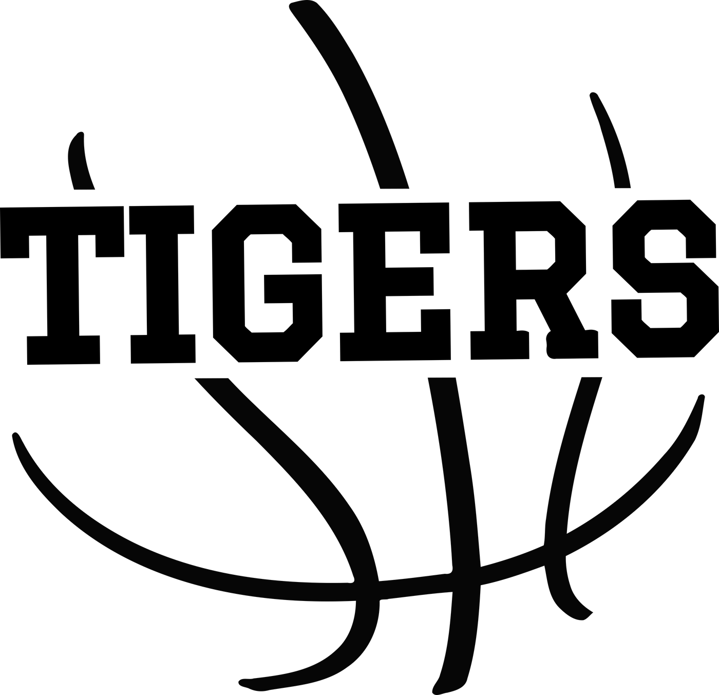 Varsity Tigers Basketball T-Shirt