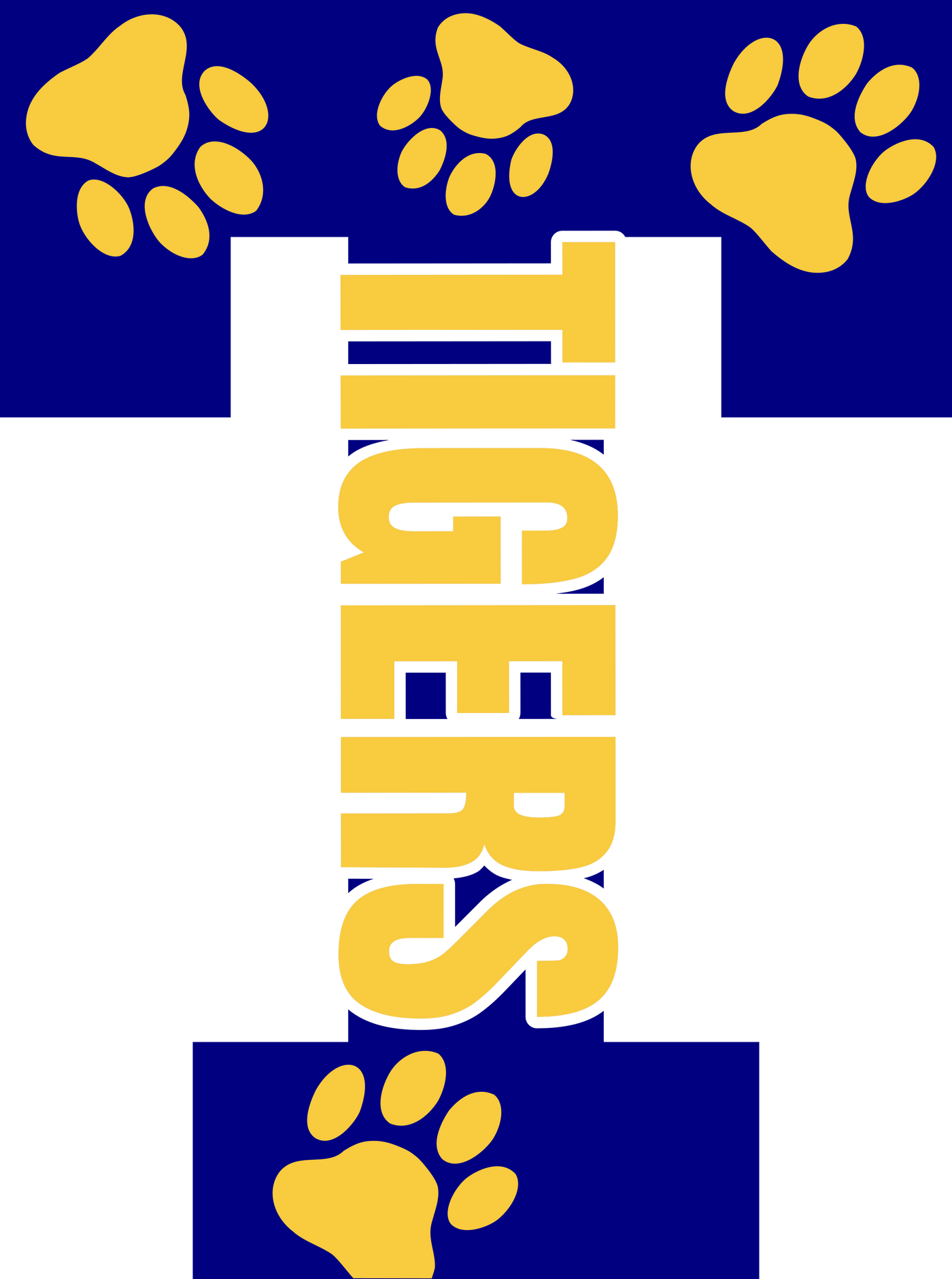 T Tigers Paw Print T-Shirt