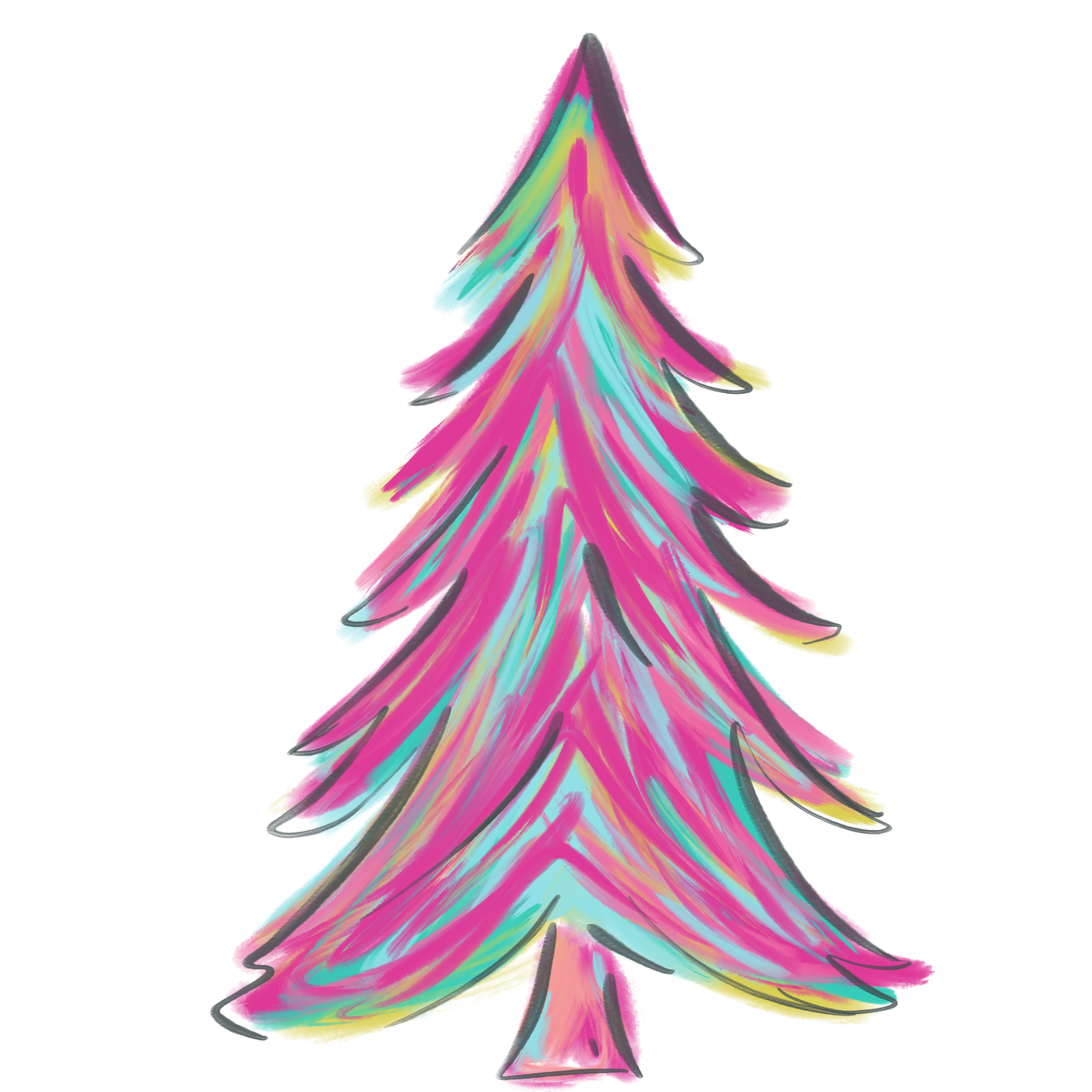 Bright Christmas Tree T-Shirt