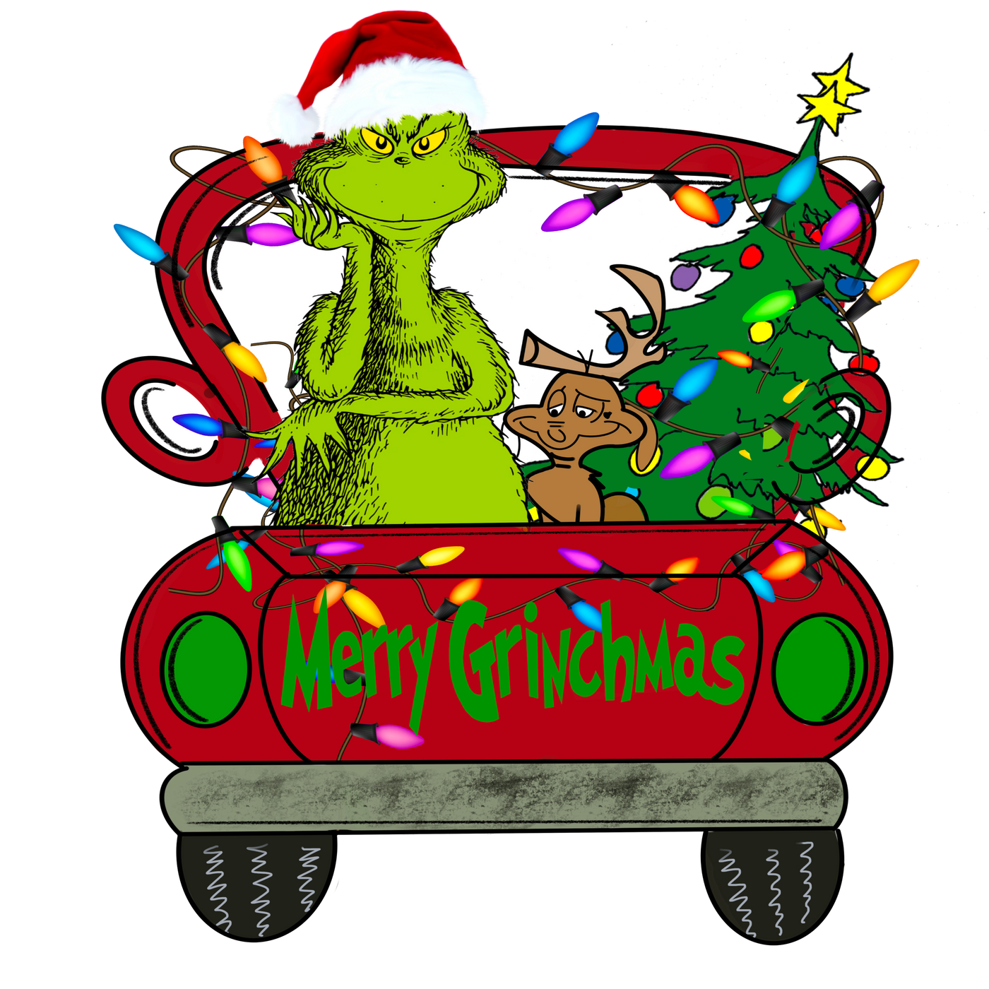 Grinch Truck T-Shirt