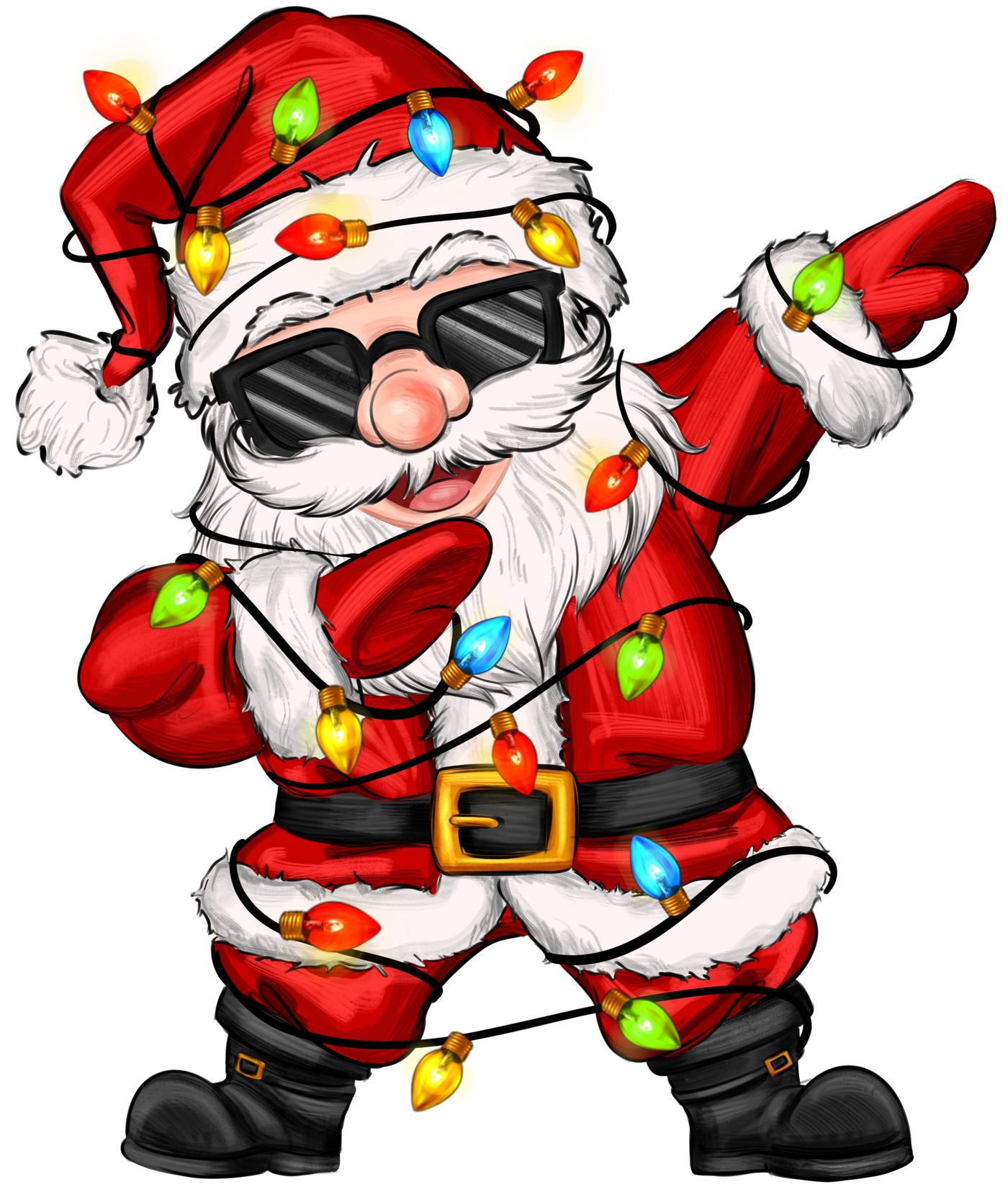 Dabbing Santa T-Shirt