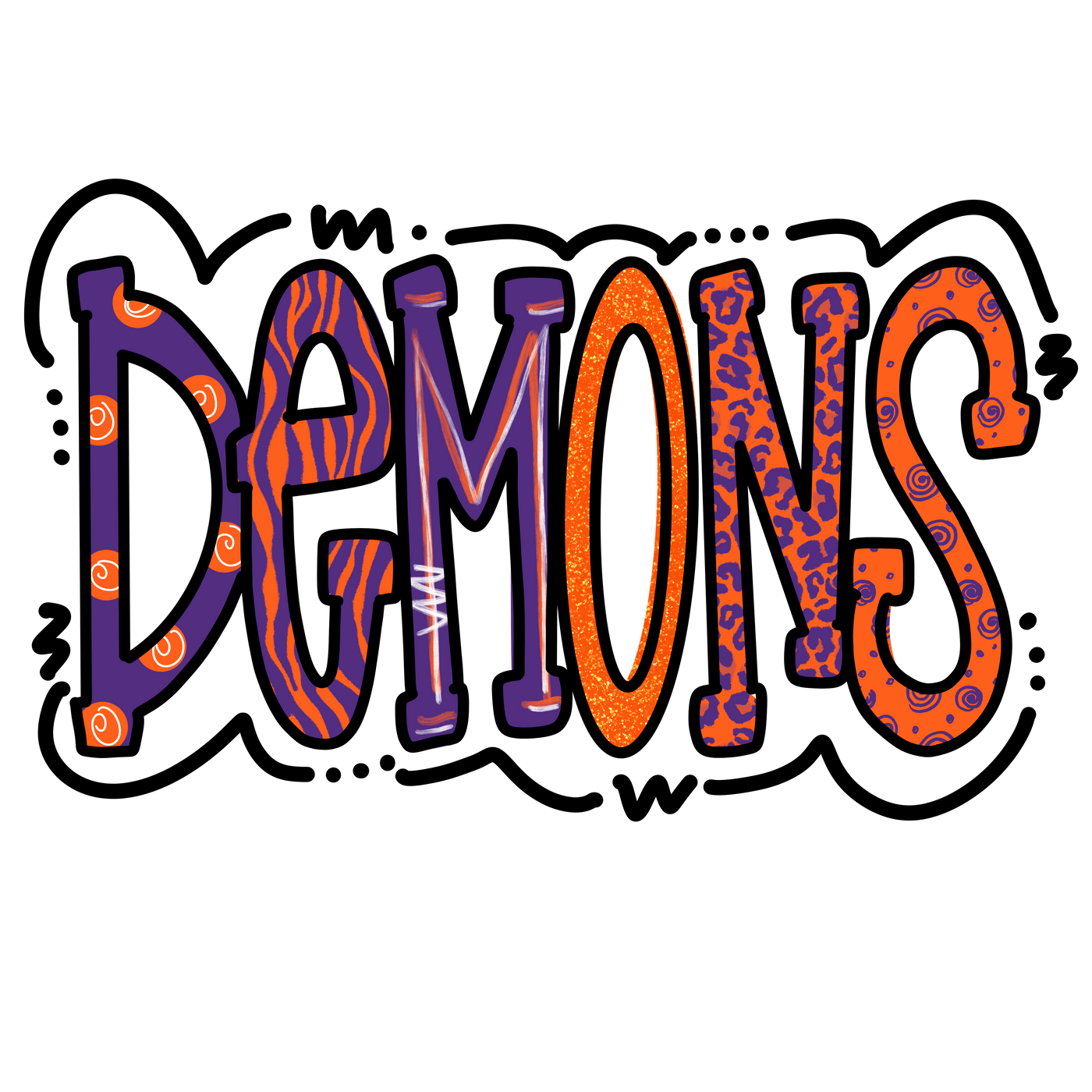 Demons Doodle T-Shirt