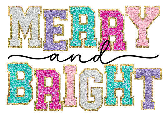 Merry and Bright Varsity T-Shirt